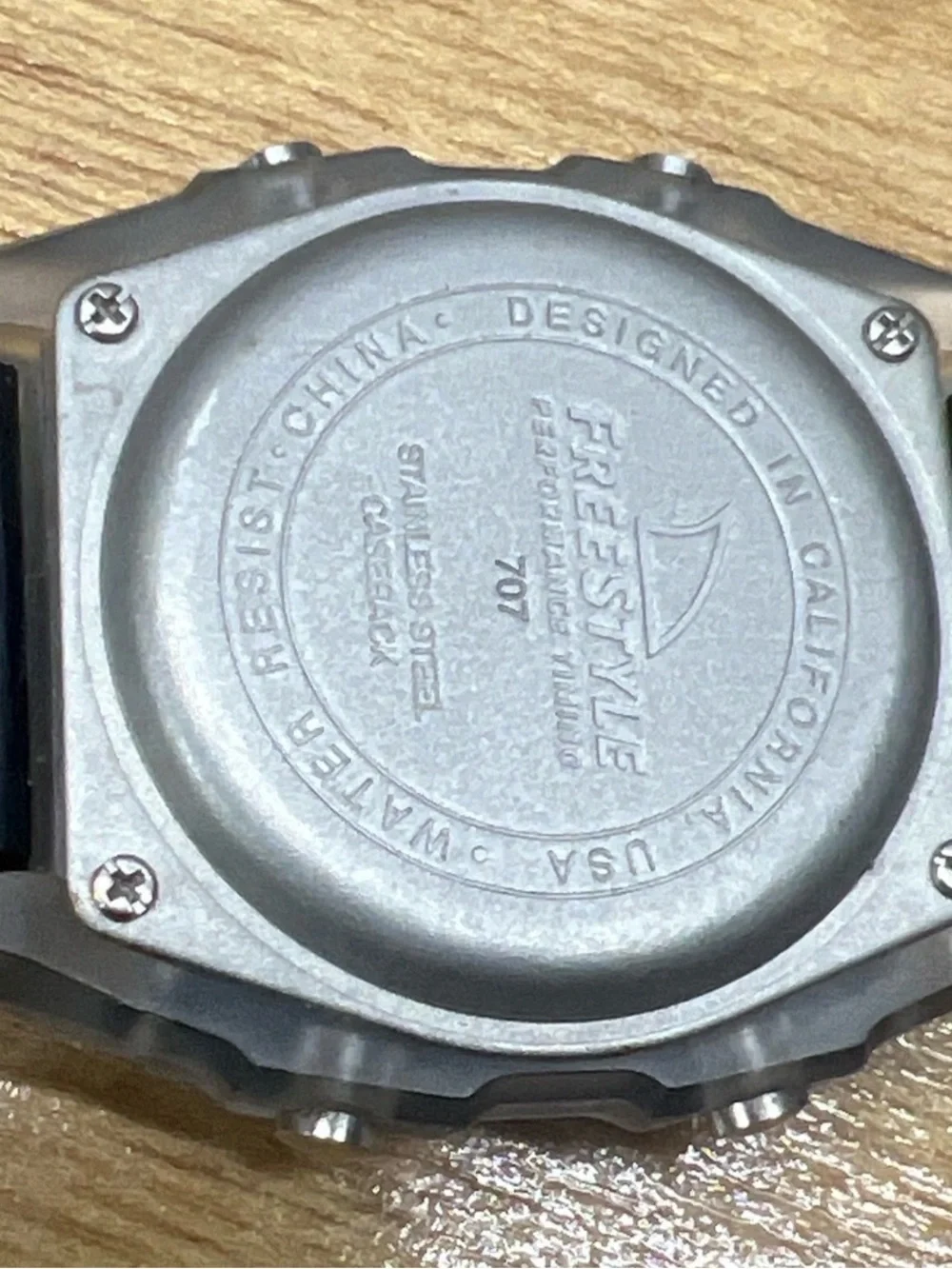 Vintage Freestyle Night Vision 300ft Shark Digital Mens Watch